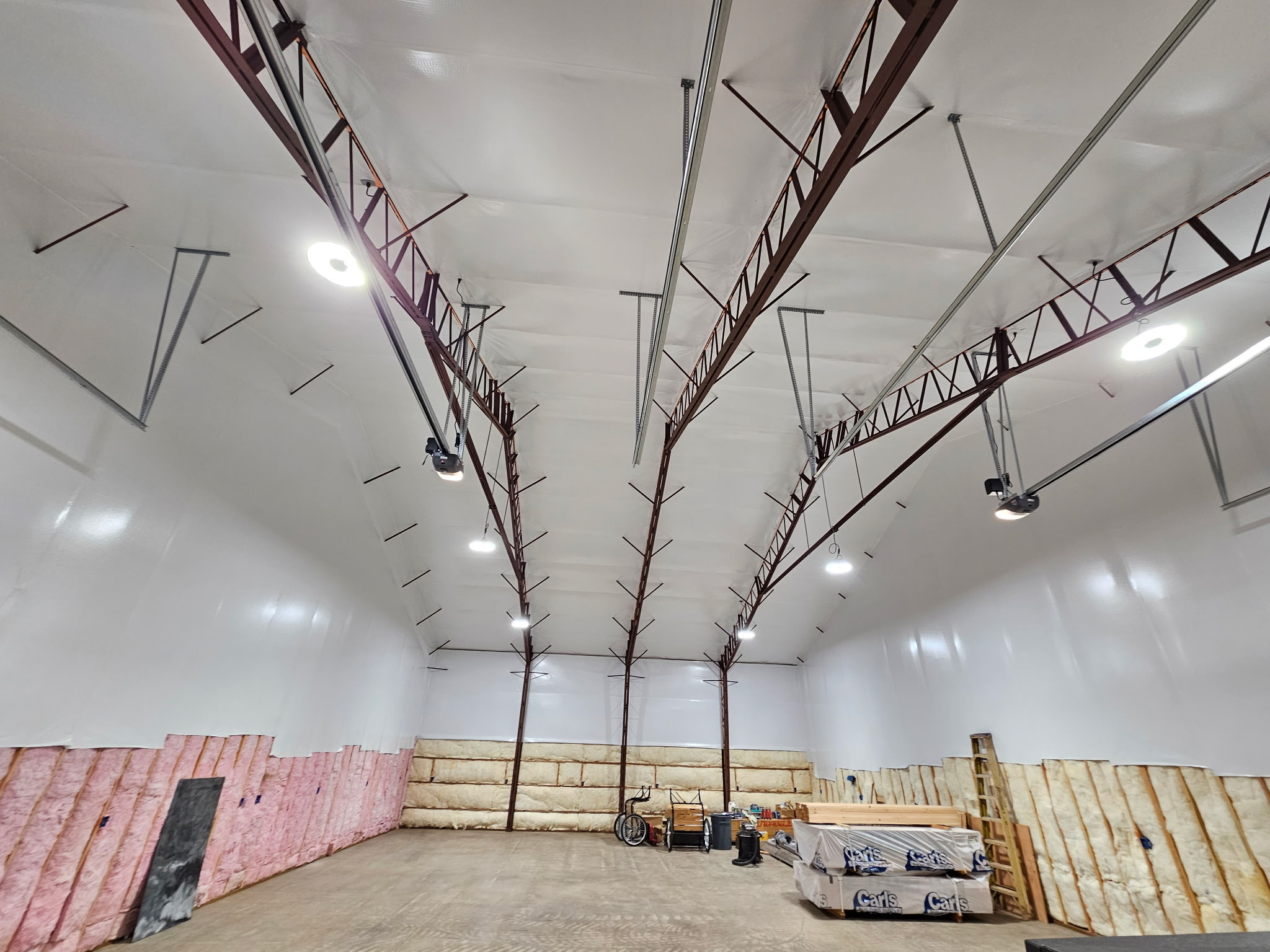 Metal building insulation